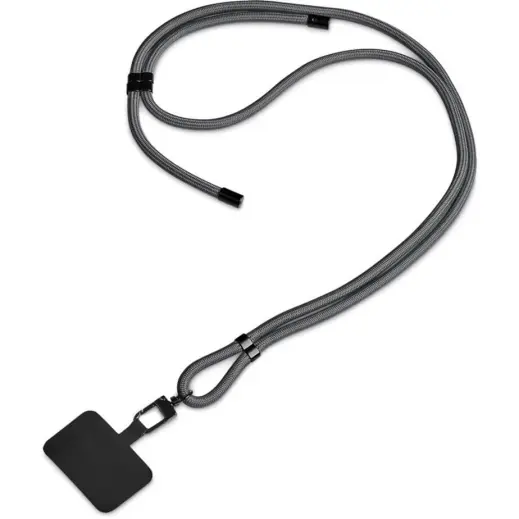 Altitude Fusion Crossbody & Wrist Phone Strap Set in Pouch Grey